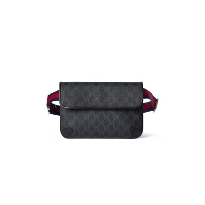 GUCCI GG BLACK SMALL BELT BAG 792091 (24*16.5*6cm)